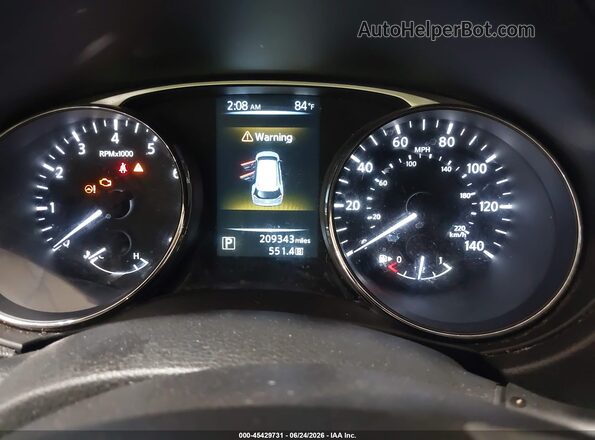 KNMAT2MV2GP599658 2016 NISSAN ROGUE Gray Widok tylnych siedzeń