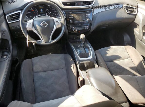 KNMAT2MV2GP603790 2016 NISSAN ROGUE Black Вид панелі приладів