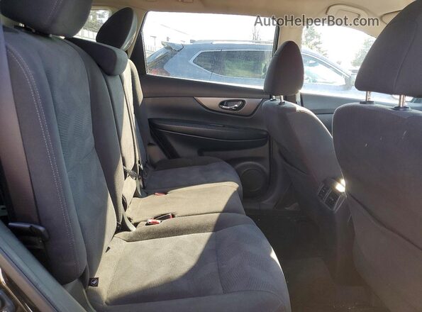 KNMAT2MV2GP603790 2016 NISSAN ROGUE Black Вид задньої частини салону