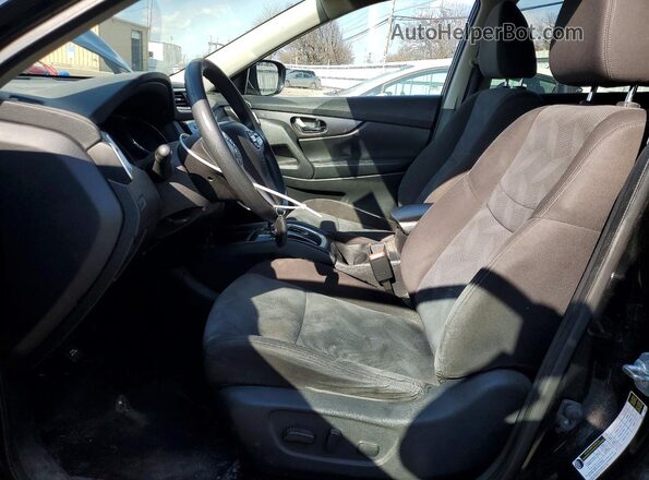 KNMAT2MV2GP603790 2016 NISSAN ROGUE Black Вид салону спереду
