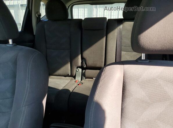 KNMAT2MV2GP603790 2016 NISSAN ROGUE Black Вид задніх сидінь