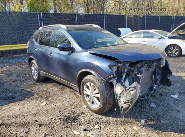 KNMAT2MV2GP611646 2016 NISSAN ROGUE Blue 
