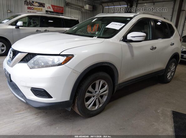 KNMAT2MV2GP626308 2016 NISSAN ROGUE White Front left