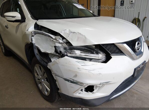 KNMAT2MV2GP626308 2016 NISSAN ROGUE White Front view