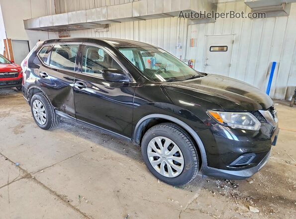 KNMAT2MV2GP658076 2016 NISSAN ROGUE Black Передня права чверть