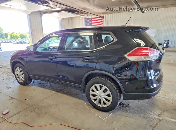 KNMAT2MV2GP658076 2016 NISSAN ROGUE Black Задня ліва чверть