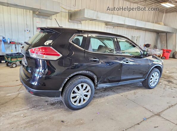 KNMAT2MV2GP658076 2016 NISSAN ROGUE Black Задня права чверть