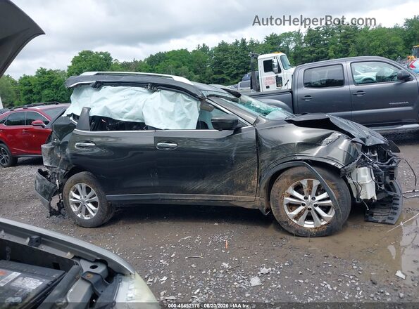 KNMAT2MV2GP709348 2016 NISSAN ROGUE Gray Widok zestawu wskaźników