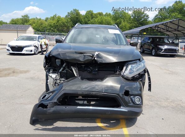 KNMAT2MV2GP715960 2016 NISSAN ROGUE Dark Brown Widok wnętrza z tyłu