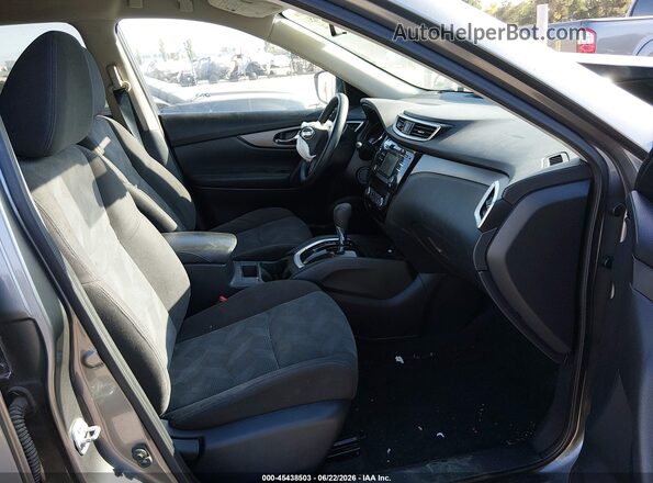 KNMAT2MV2GP736209 2016 NISSAN ROGUE Серый Вид салона спереди