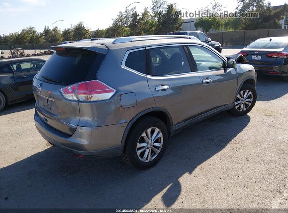 KNMAT2MV2GP736209 2016 NISSAN ROGUE Серый Задняя правая четверть