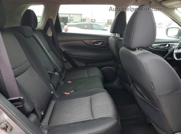 KNMAT2MV2HP548534 2017 NISSAN ROGUE Gray უკანა სავარძლების ხედი