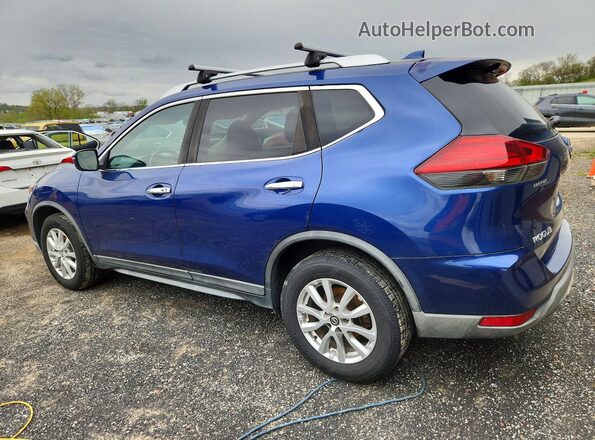 KNMAT2MV2HP570744 2017 NISSAN ROGUE Blue Rear left