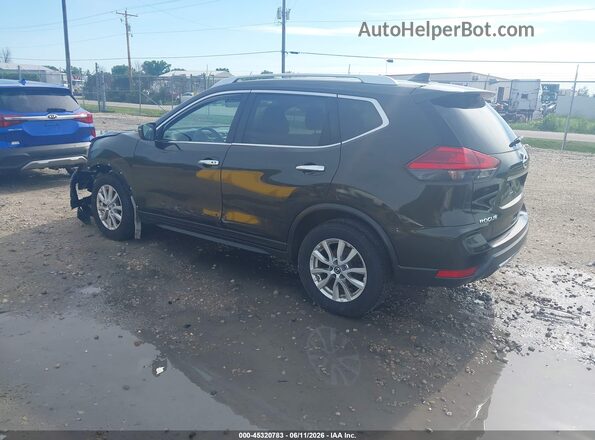 KNMAT2MV2HP575572 2017 NISSAN ROGUE Зеленый Задняя левая четверть