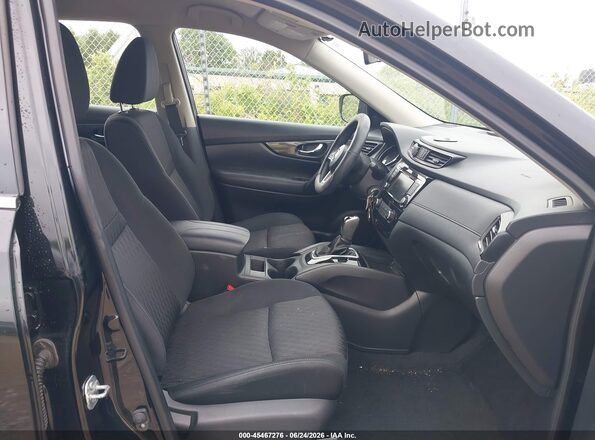 KNMAT2MV2JP502014 2018 NISSAN ROGUE Black Widok wnętrza z przodu