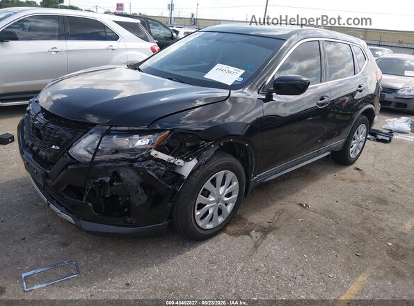 KNMAT2MV2JP545011 2018 NISSAN ROGUE Black Передня ліва чверть