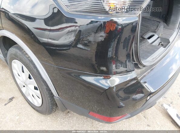 KNMAT2MV2JP545011 2018 NISSAN ROGUE Black Вид спереду