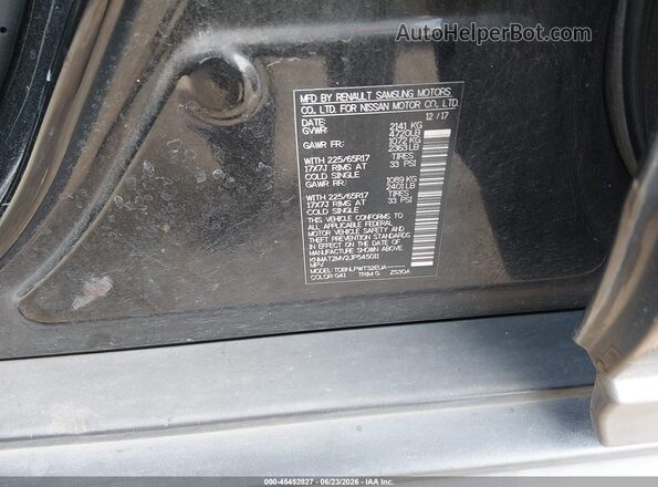 KNMAT2MV2JP545011 2018 NISSAN ROGUE Black Вид підкапотного простору