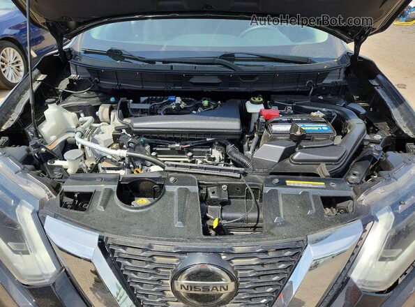 KNMAT2MV2JP590899 2018 NISSAN ROGUE Black Vista del compartimento del motor