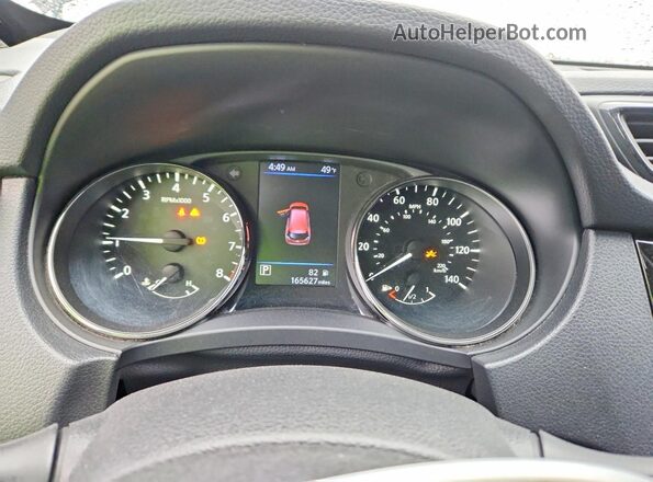 KNMAT2MV2KP519106 2019 NISSAN ROGUE Black Instrument cluster view