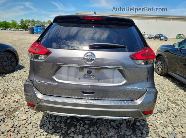 KNMAT2MV2LP510651 2020 NISSAN ROGUE Gray უკანა ხედი
