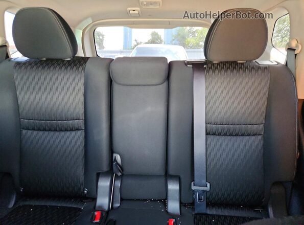 KNMAT2MV2LP510651 2020 NISSAN ROGUE Gray უკანა სავარძლების ხედი