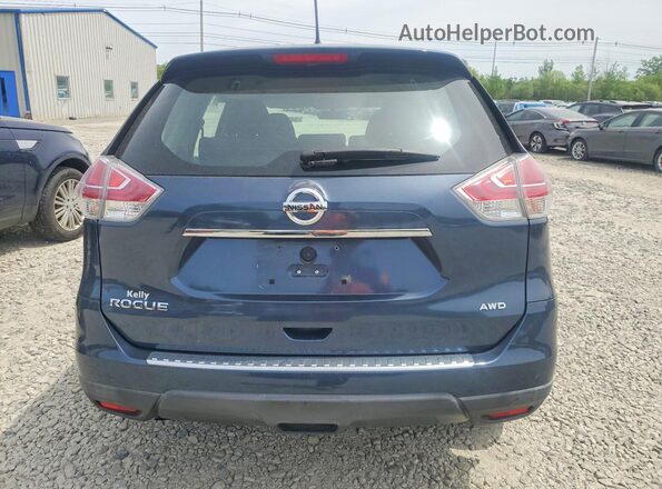 KNMAT2MV3GP637141 2016 NISSAN ROGUE Синий 