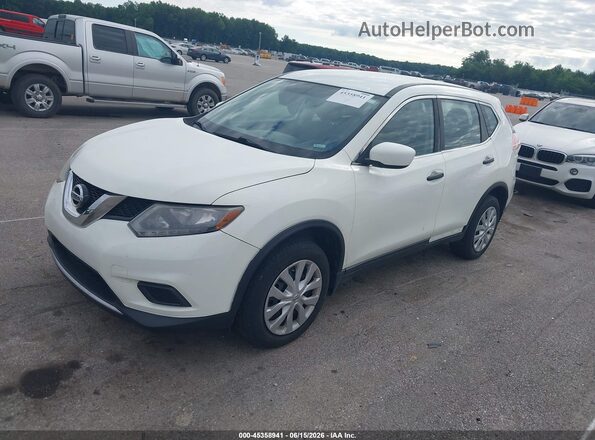 KNMAT2MV3GP640931 2016 NISSAN ROGUE White 