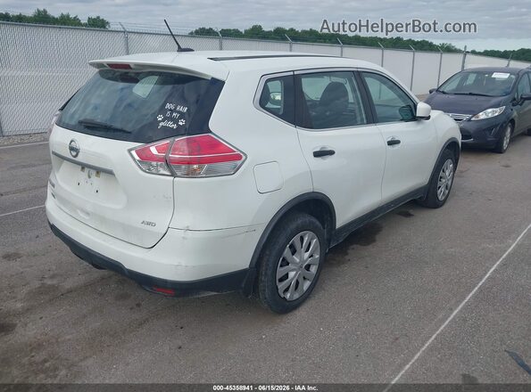 KNMAT2MV3GP640931 2016 NISSAN ROGUE White 