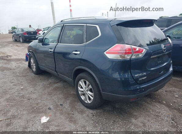 KNMAT2MV3GP643604 2016 NISSAN ROGUE Blue უკანა მარცხენა