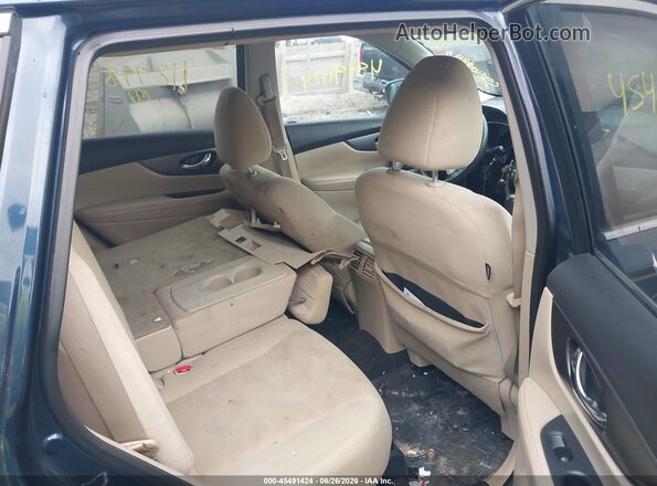 KNMAT2MV3GP643604 2016 NISSAN ROGUE Blue VIN კოდის სტიკერის ხედი