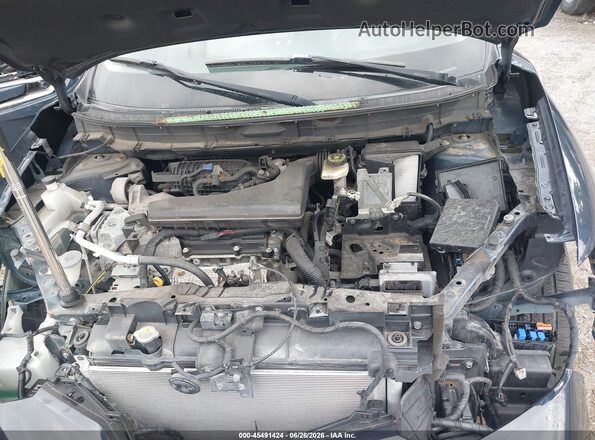 KNMAT2MV3GP643604 2016 NISSAN ROGUE Blue უკანა ხედი