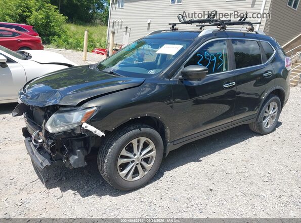 KNMAT2MV3GP644929 2016 NISSAN ROGUE Brown Առջևի ձախ երեք քառորդ տեսարան