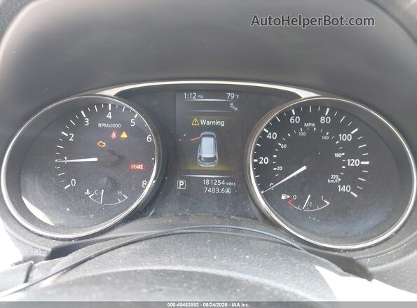 KNMAT2MV3GP644929 2016 NISSAN ROGUE Brown Հետևի նստատեղերի տեսք