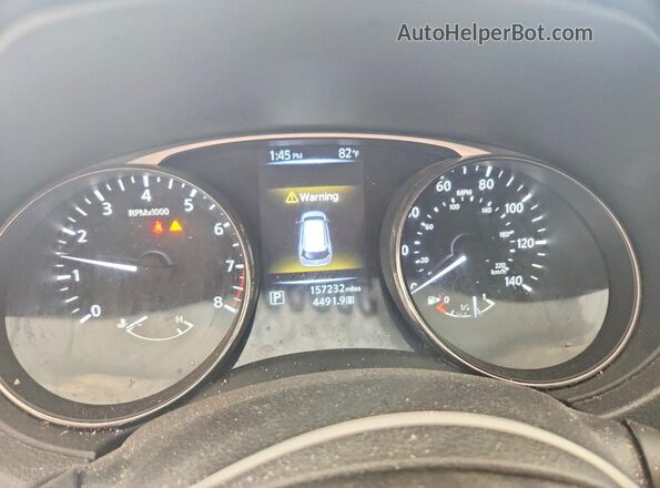 KNMAT2MV3GP675226 2016 NISSAN ROGUE White Instrument cluster view