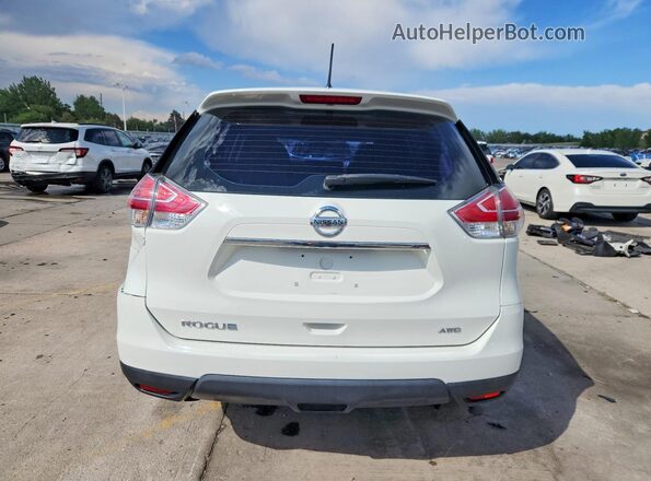 KNMAT2MV3GP682936 2016 NISSAN ROGUE Белый Вид сзади