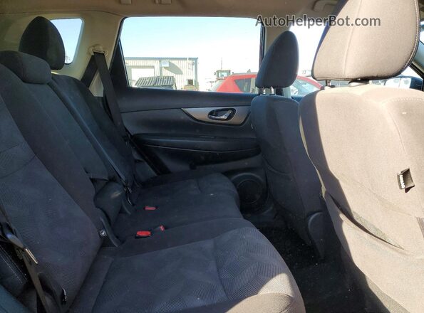 KNMAT2MV3GP686114 2016 NISSAN ROGUE Black Widok wnętrza z tyłu