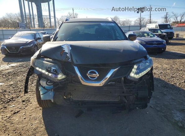 KNMAT2MV3GP686114 2016 NISSAN ROGUE Black Widok z przodu