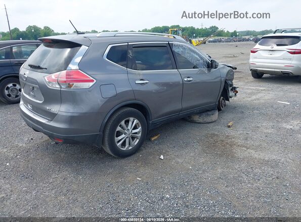 KNMAT2MV3GP710850 2016 NISSAN ROGUE Gray Tył prawy