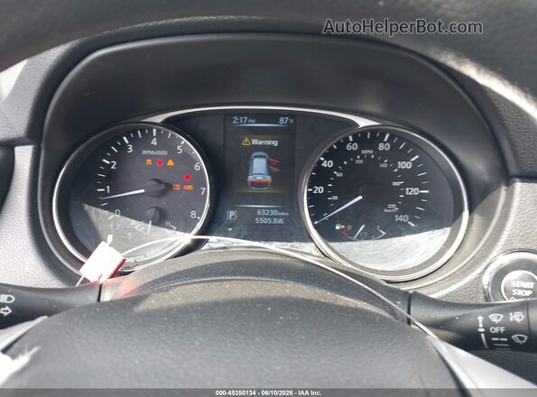 KNMAT2MV3GP710850 2016 NISSAN ROGUE Gray Widok tylnych siedzeń