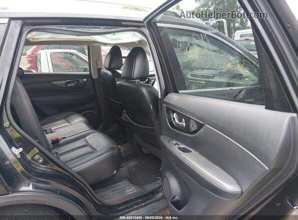 KNMAT2MV3GP719080 2016 NISSAN ROGUE Black Widok naklejki z numerem VIN