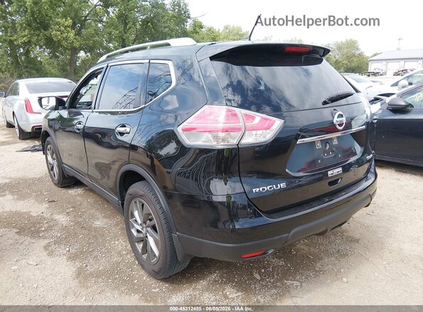 KNMAT2MV3GP719080 2016 NISSAN ROGUE Black Tył lewy