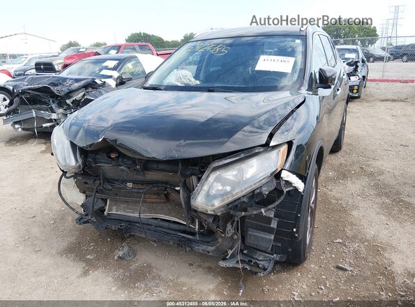 KNMAT2MV3GP719080 2016 NISSAN ROGUE Black Widok z przodu