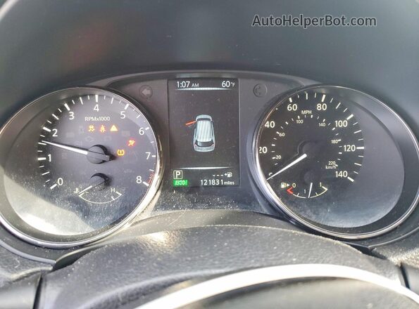 KNMAT2MV3HP503294 2017 NISSAN ROGUE Gray Vista del cuadro de instrumentos