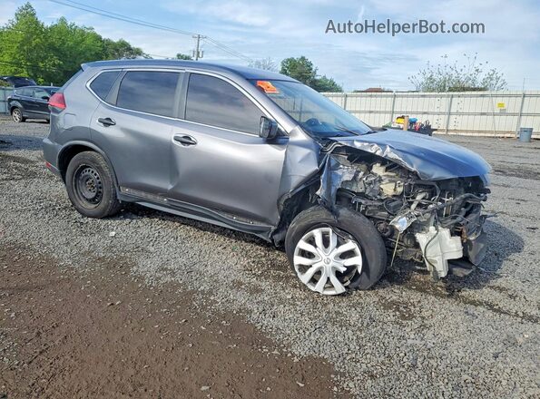KNMAT2MV3HP503294 2017 NISSAN ROGUE Gray Delantero derecho