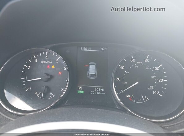 KNMAT2MV3HP552480 2017 NISSAN ROGUE Gray Vista de los asientos traseros