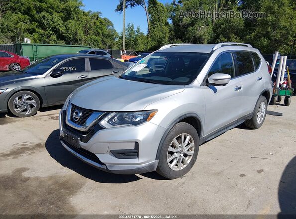 KNMAT2MV3HP563141 2017 NISSAN ROGUE Silver წინა მარცხენა ხედი სამი მეოთხედიდან
