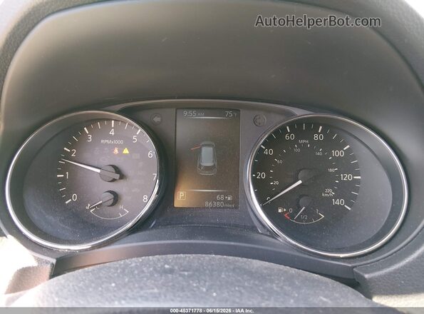 KNMAT2MV3HP563141 2017 NISSAN ROGUE Silver უკანა სავარძლების ხედი