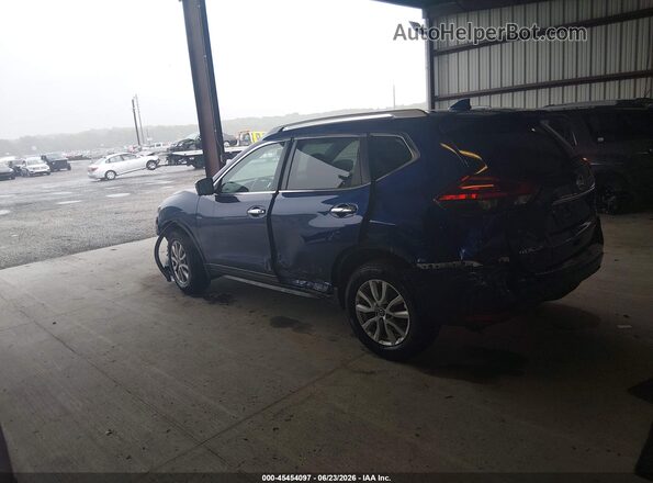 KNMAT2MV3JP558558 2018 NISSAN ROGUE Blue Rear left