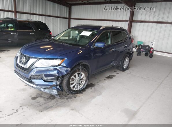 KNMAT2MV3JP558558 2018 NISSAN ROGUE Blue Front left